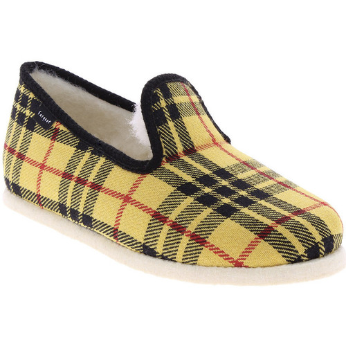 Chaussures Chaussons Fargeot Charentaises SIESTE Jaune