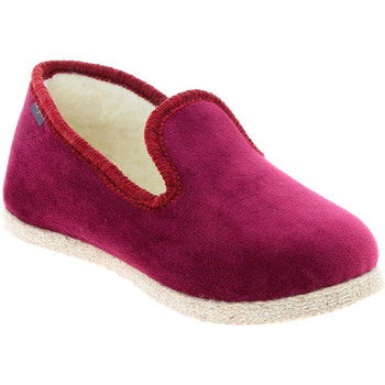 Chaussures Chaussons Fargeot Charentaises FOGGIA_5CH Rouge