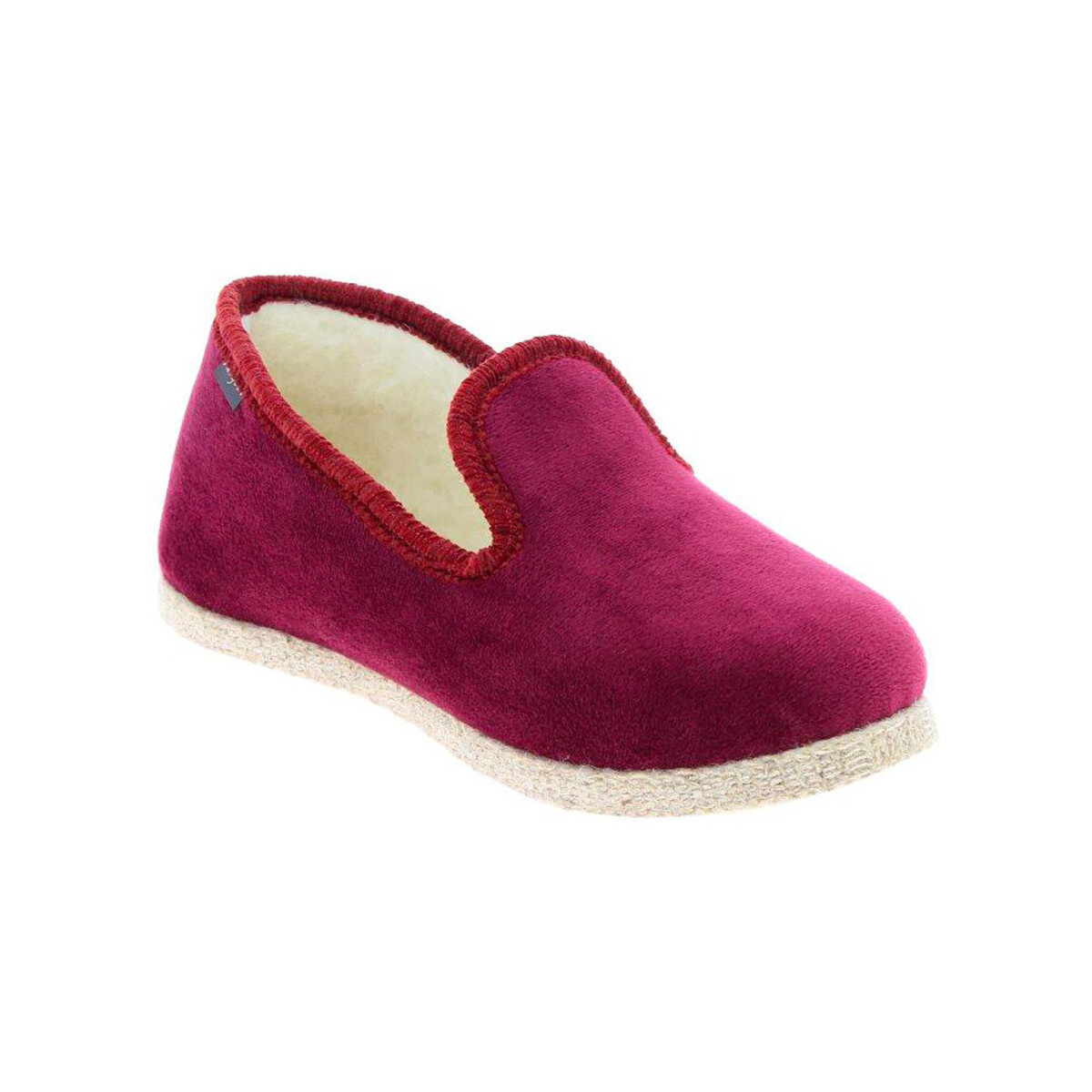 Chaussures Chaussons Fargeot Charentaises FOGGIA Rouge