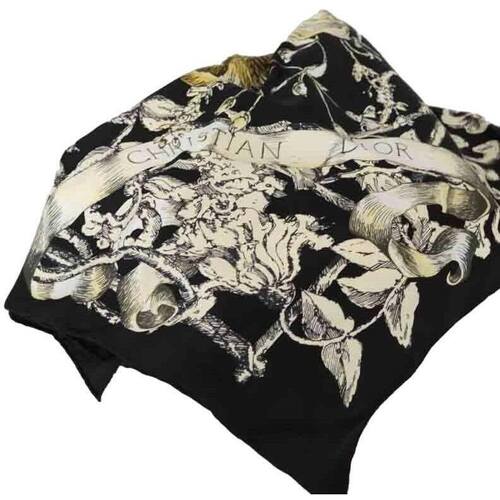 Accessoires textile Femme Tous les sacs homme Dior Carré en soie Noir