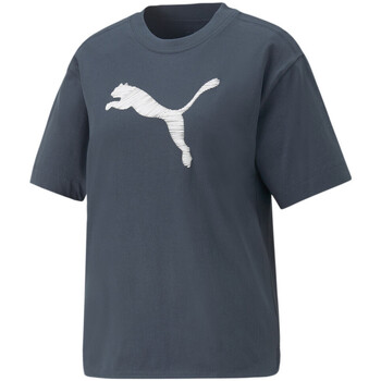 Vêtements Femme T-shirts manches courtes Puma 673107-16 Bleu
