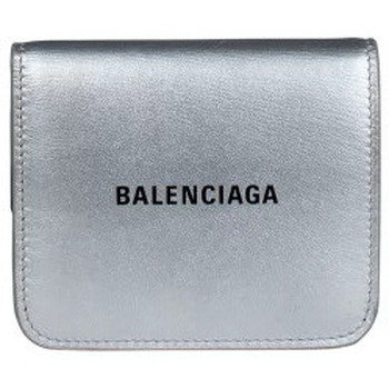 Balenciaga Portefeuille Cash Mini Argenté