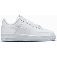 Chaussures Femme Baskets basses Nike Air Force 1 Low '07 SE Just Do It Triple White Blanc