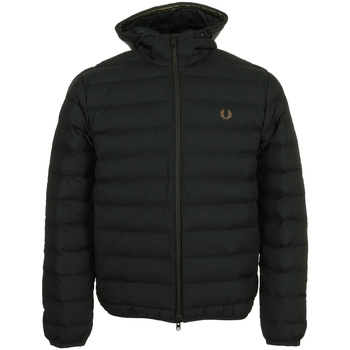 Vêtements Homme Doudounes Fred Perry Hooded Insulated Noir