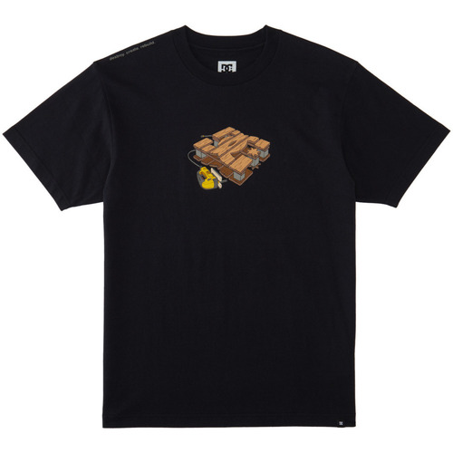 Vêtements Homme T-shirts manches courtes DC TOGOSHI SHOES Handmade Noir