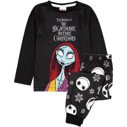 Vêtements Fille Pyjamas / Chemises de nuit Nightmare Before Christmas NS7495 Noir