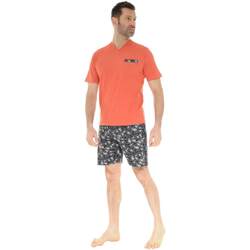 Vêtements Homme Pyjamas / Chemises de nuit Christian Cane DONATIEN Orange