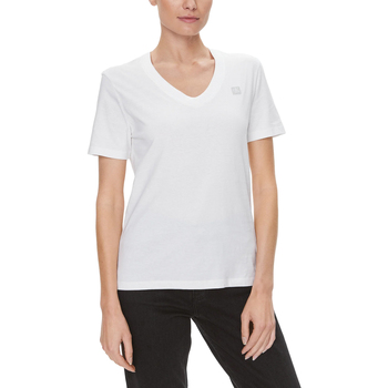 Vêtements Femme T-shirts cinzento manches courtes Calvin Klein Jeans J20J222560 Blanc