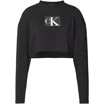 Vêtements Femme T-shirts manches longues Calvin Klein Jeans J20J223252 Noir