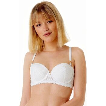 Sous-vêtements Femme Rembourrés Brigitte Bardot Soutien-gorge ampliforme coque moulée blanc Instinct Blanc