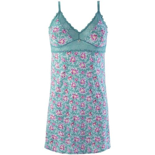 Morgan Nuisette turquoise Justine Bleu - Vêtements Pyjamas / Chemises de  nuit Femme 26,60 €