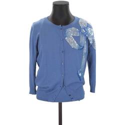 Vêtements Femme Sweats Valentino Open Cardigan en laine Bleu