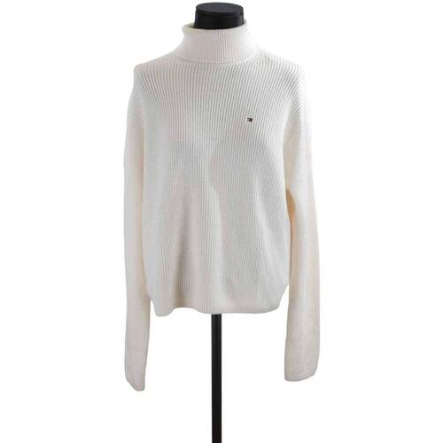 Vêtements Femme Sweats Tommy Hilfiger Pull-over en coton Blanc