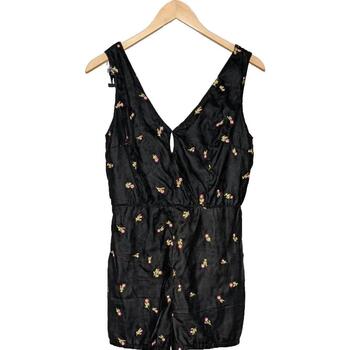Vêtements Femme Tie Neck Printed Dress Bershka combi-short  38 - T2 - M Noir Noir