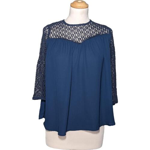 Vêtements Femme Trois Kilos Sept Pimkie blouse  36 - T1 - S Bleu Bleu