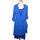 Vêtements Femme Robes courtes Pierre Cardin robe courte  38 - T2 - M Bleu Bleu