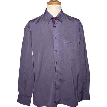 Vêtements Homme Chemises manches longues Mise Au Green 40 - T3 - L Violet