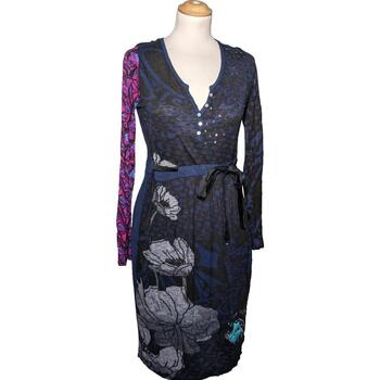 Vêtements Femme Robes courtes Desigual robe courte  40 - T3 - L Bleu Bleu