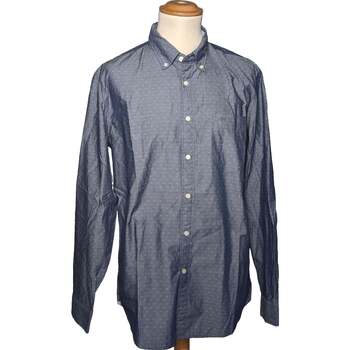 Vêtements Homme Chemises manches longues Dockers 40 - T3 - L Bleu