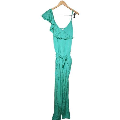 Vêtements Femme DVF Diane von Furstenberg ruched graphic-print midi dress Promod combi-pantalon  34 - T0 - XS Vert Vert