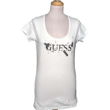 Vêtements Femme T-shirts & Polos Guess top manches courtes  40 - T3 - L Blanc Blanc