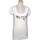 Vêtements Femme T-shirts & Polos Guess top manches courtes  40 - T3 - L Blanc Blanc
