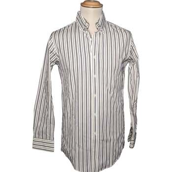 Vêtements Homme Chemises manches longues Ralph Lauren 38 - T2 - M Blanc