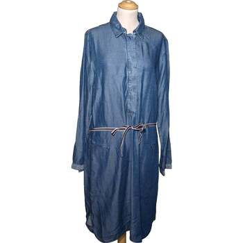 robe sandwich  robe mi-longue  42 - t4 - l/xl bleu 
