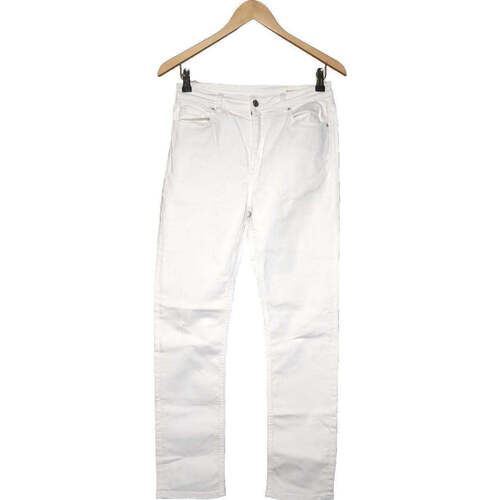 Vêtements Femme Pantalons Esprit pantalon slim femme  38 - T2 - M Blanc Blanc