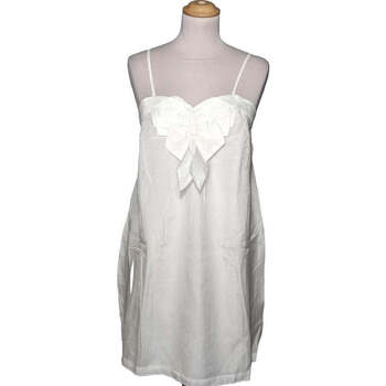 Vêtements Femme Robes courtes Housses de coussins robe courte  38 - T2 - M Blanc Blanc