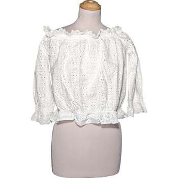 Vêtements Femme Sweat à Capuche H&M top manches longues  42 - T4 - L/XL Blanc Blanc