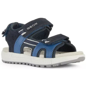 Chaussures Garçon Sandales et Nu-pieds Geox SANDALE ALBEN NAVY/BLUE Marine