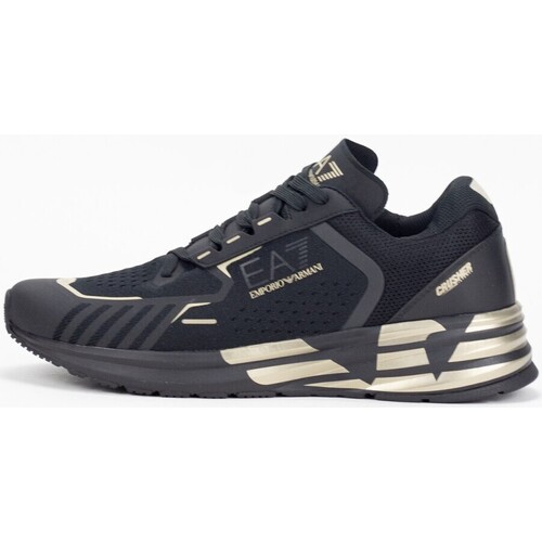 Chaussures Homme Baskets basses Emporio Armani EA7 Zapatillas  en color negro para Noir