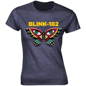 Vêtements Femme T-shirts manches longues Blink 182 PH2147 Bleu