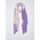 Accessoires textile Femme Echarpes / Etoles / Foulards Liu Jo Étole à fleurs avec logo Violet