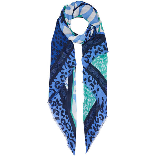 Accessoires textile Femme Echarpes / Etoles / Foulards Liu Jo Étole avec motif animalier Bleu