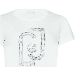 Vêtements Femme T-shirts & Polos Liu Jo T-shirt avec strass Blanc