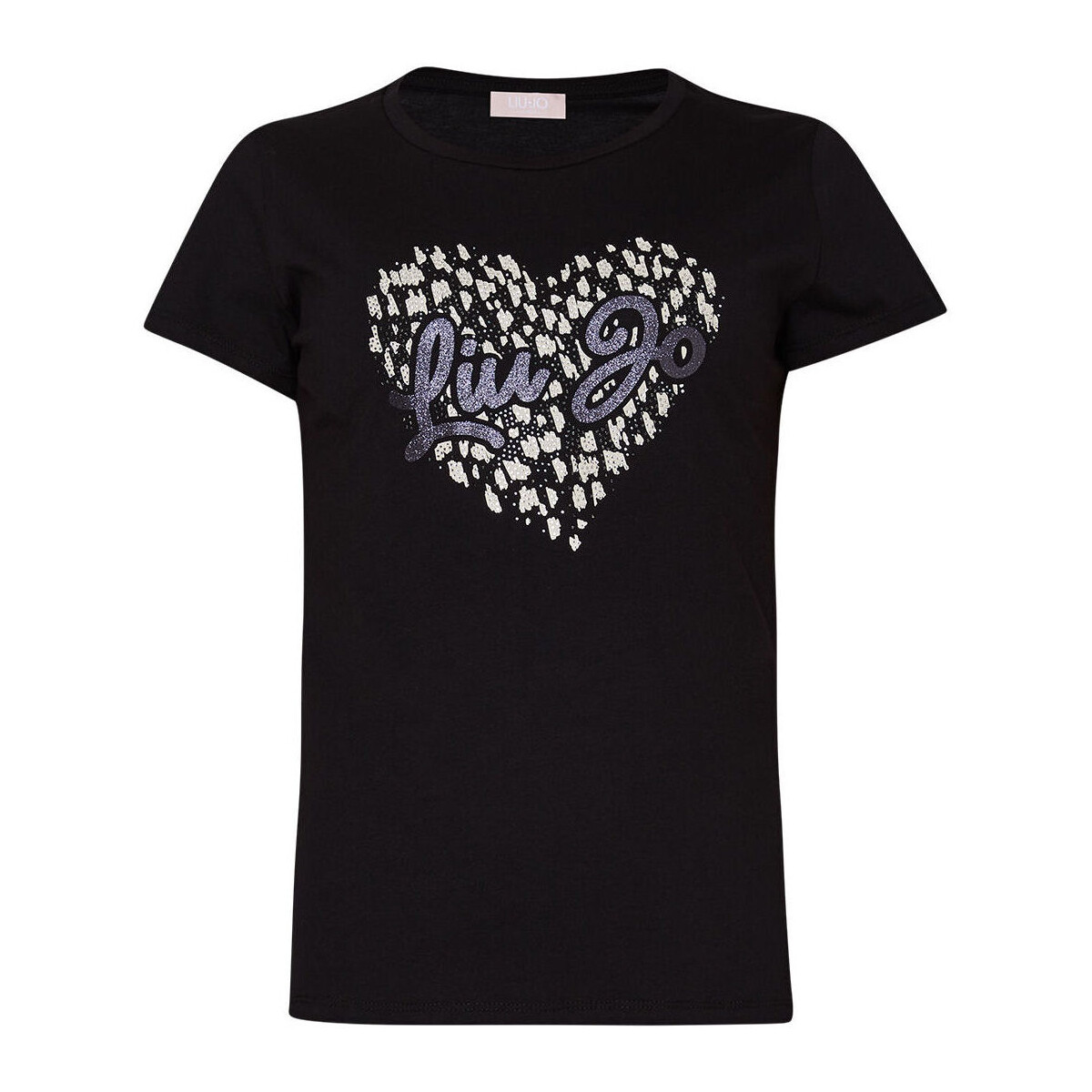 Vêtements Femme T-shirts & Polos Liu Jo T-shirt avec cœur et strass Rose