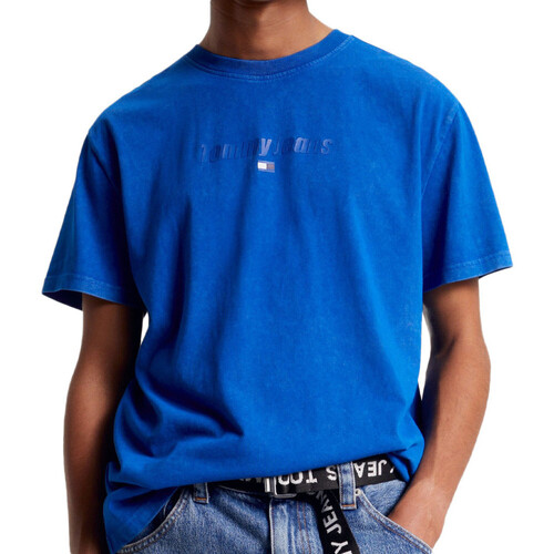 Vêtements Homme Dotted Collared Polo Shirt Tommy Hilfiger DM0DM17717 Bleu
