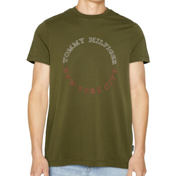 Vêtements Homme T-shirts manches courtes Tommy Hilfiger MW0MW32602 Vert