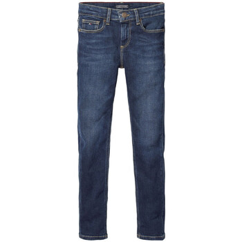 Vêtements Garçon Jeans studded-logo slim Tommy Hilfiger KB0KB03974 Bleu