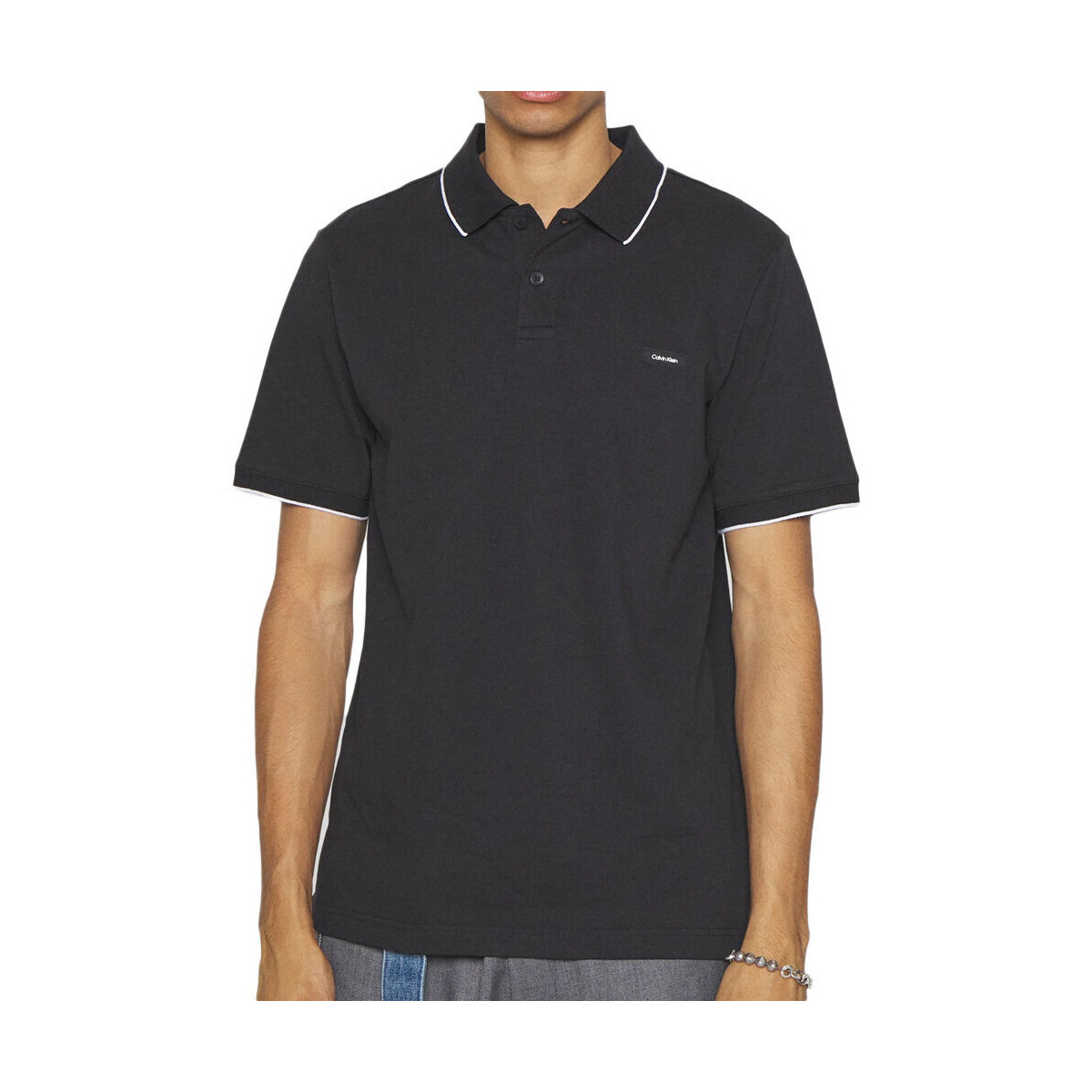 Vêtements Homme T-shirts & Polos Calvin Klein Jeans K10K111869 Noir