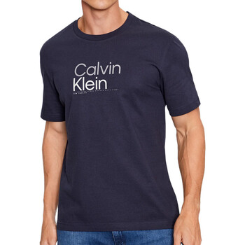 Vêtements Homme T-shirts manches courtes Calvin Klein Jeans K10K111841 Bleu