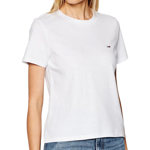 Vêtements Femme T-shirts & Polos Tommy Hilfiger DW0DW09198 Blanc