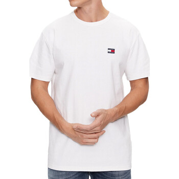 Vêtements Cotton T-shirts manches courtes Tommy Hilfiger DM0DM17870 Blanc