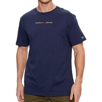 Vêtements Homme T-shirts & Polos Tommy Hilfiger DM0DM17728 Bleu