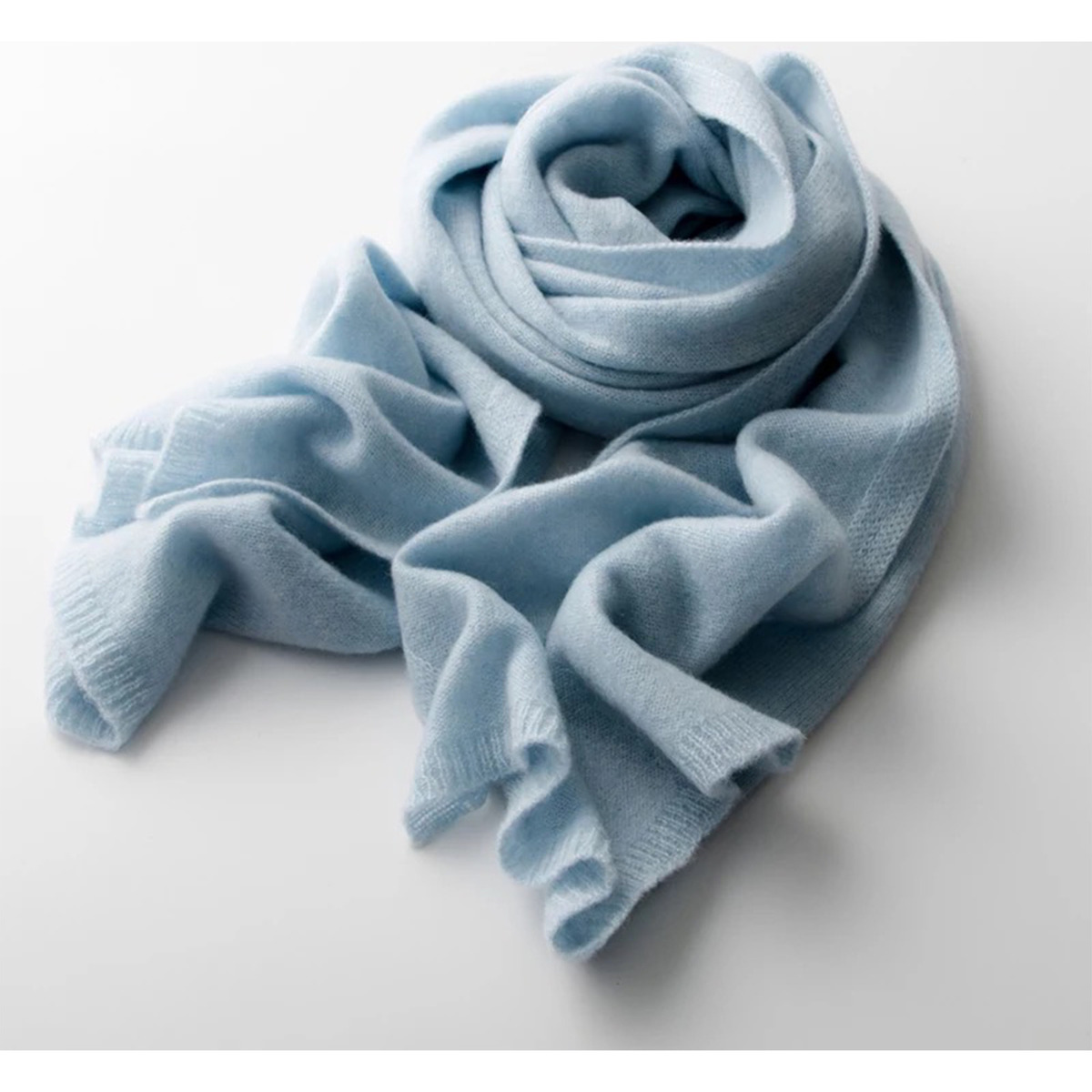 Accessoires textile Echarpes / Etoles / Foulards Chikooparis Écharpe 100% pur cachemire LULU - Bleu clair Bleu