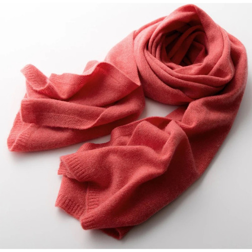 Accessoires textile Echarpes / Etoles / Foulards Chikooparis Écharpe 100% pur cachemire LULU - Haricot rouge Rouge