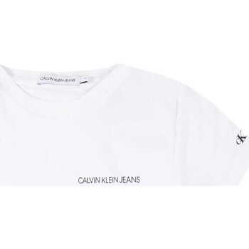 Vêtements Garçon T-shirts manches courtes Calvin Klein Jeans IB0IB00456 Blanc