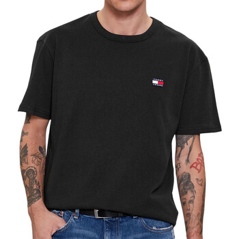 Vêtements Homme T-shirts manches longues Tommy Hilfiger DM0DM17870 Noir
